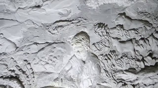 рельефная картина из ротбанда