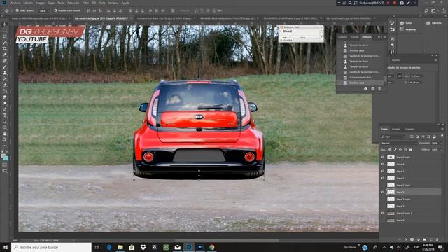 KIA SOUL TUNING - TIME LAPSE - PHOTOSHOP смотреть онлайн