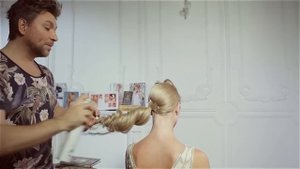 Новый урок от Руслана Татьянина! Очень простая и легкая техника, прическа из жгута. (урок №2)