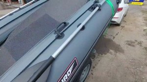 Мойка лодки ПВХ на автомойке самообслуживания