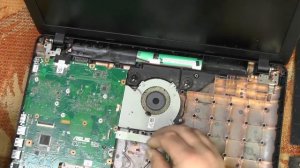 Ноутбук Asus R540B после залития... Ремонтируем....