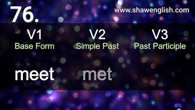 150 English Irregular Verb Forms | V1 Base, V2 Simple Past, V3 Past Participle смотреть онлайн