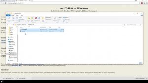 How to install cURL on Windows 10