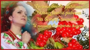 Где же ты калина, где же ты рябина