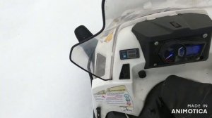 МАКСИМАЛЬНО РАЗОГНАЛ СНЕГОХОД STELS VikiNG 600 Maximally dispersed the snowmobile STELS VikiNG 600