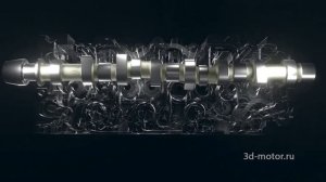 Распредвал дизельного двигателя.