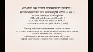 ВивекаЧудамани курс Свамини Видьянанды Сарасвати 258 шлока 296 Путь и цель