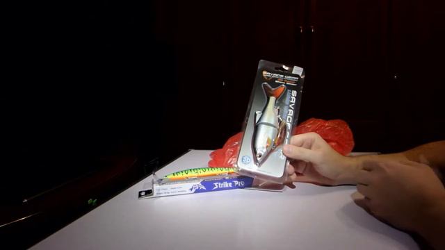 Распаковка воблера Strike Pro и свимбейта Savage Gear по заказу Fmagazin смотреть онлайн