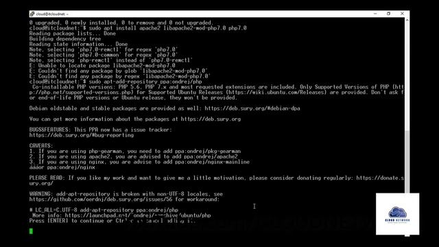 How to Solve Unable to Locate Package Php 7.0 | Couldn't find any package glob libapache2-mod-php7.