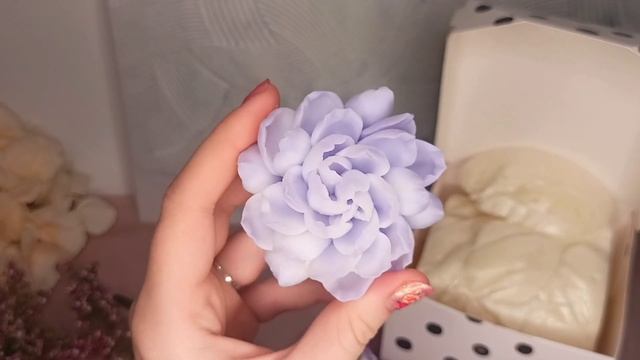 Композиция из мыла в коробочке |мыловарение| цветы из мыла