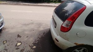 Заброшенная Лада Калина хэтчбек