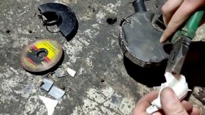 Насадка шредер для болгарки, измельчитель пластмассы своими руками, 1 этап переплавки отходов.
