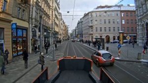 Прага – веб-камера на трамвае
