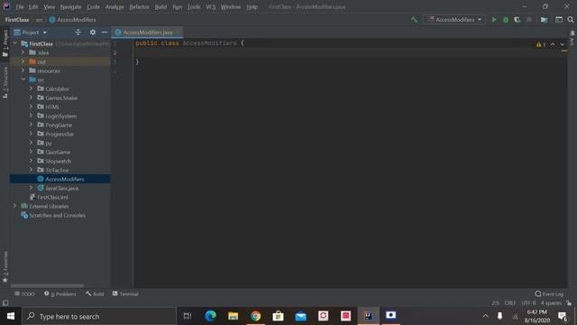 Java Access Modifiers in Under 5 minutes!!! смотреть онлайн