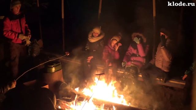 Поход в лес (зимняя смена лагеря КлоДэ) смотреть онлайн