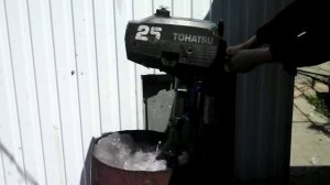 Заводим Tohatsu 2,5 (3,5)