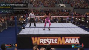 WWE 2k24 - 40 Years Of WrestleMania | Bret Hart Vs.  Rowdy" Roddy Piper {PS5}