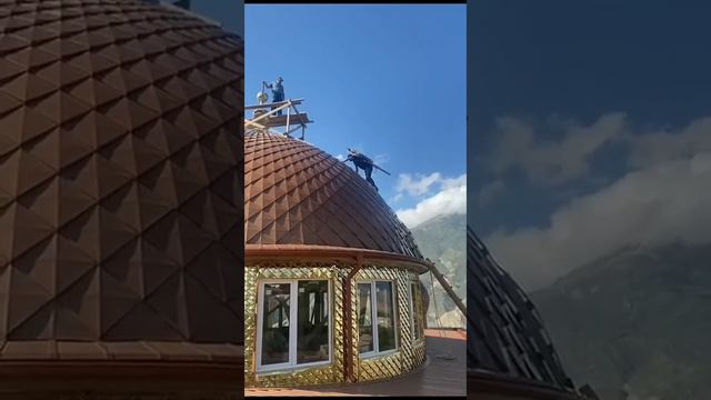 Самая красивая новая  "МЕЧЕТЬ" в Южном Дагестане. с. Мискинджа. Строят мечеть два брата - Айбетовых