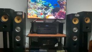 Bowers and Wilkins 683 & 602 Marantz SR6012 + Audilab CDT 6000 Smoke Gets in Yor Eyes
