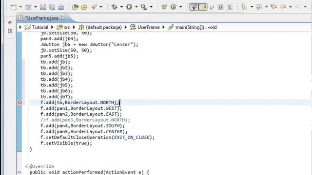 Java programming part 66 GUI : Adding Tool bars, and populating it with buttons смотреть онлайн