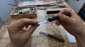 Нож прививочный для начинающих! DUE BUOI 202 SUSI. Часть 1.