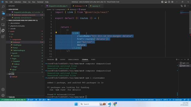 CakePHP 4 - 2/4 Create an Inertia React Index Page смотреть онлайн