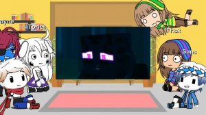 Undertale react to "Enderman Rap"🇷🇺