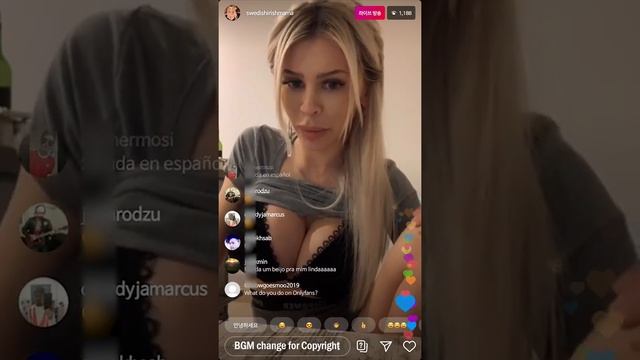 US Model: Morgan Hultgren (swedishirishmama)'s InstaLive (200429) #3 смотреть онлайн