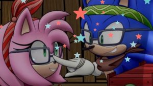 Соник и Эми. Дама.