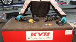 MINI Cooper R56, R57 - REAR - Задние амортизаторы KYB установка