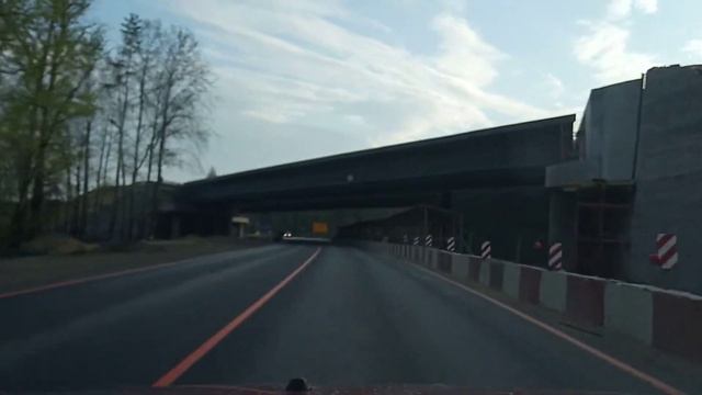 ЦКАД-4. Строительство путепровода над А-107 смотреть онлайн