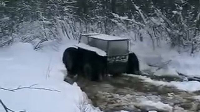 Вездеход Алексея Гарагашьяна - зима 2009, ч. 2.flv