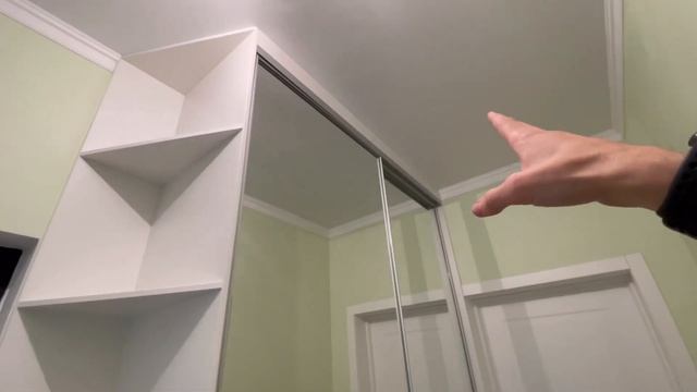 Шкаф-купе без крыши  к натяжному потолку — легко!!