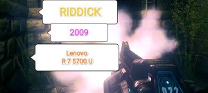 The Chronicles of Riddick Assault on Dark Athena vs Lenovo R 7 5700 U