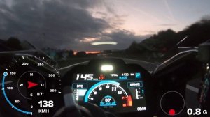 BMW M1000RR GPS Beschleunigung 0-Topspeed