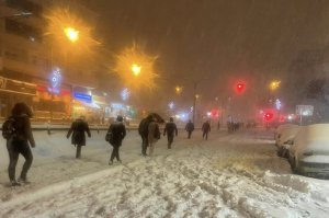 Снежный шторм обрушился на юг Турции. Газиантеп засыпало полуметровыми сугробами