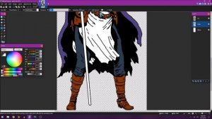 Speed Drawing a Wizard in Paint.Net