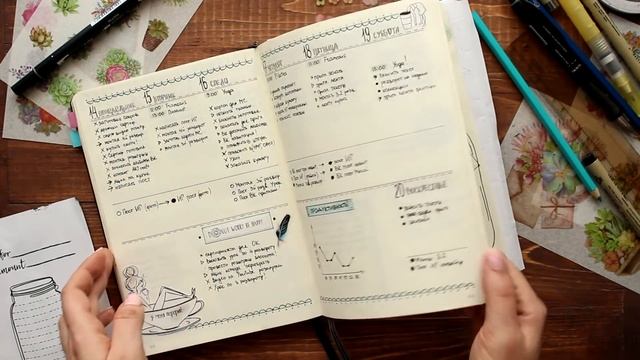 Bullet Journal | Как я веду ежедневник | Развороты Март 2019