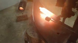 Гигантская двуручная стамеска адвоката Егорова ковка слесарка токарка DIY