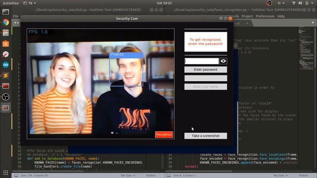 Python - Integrate Facial Recognition into a Tkinter GUI [code provided] смотреть онлайн