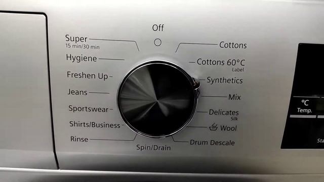 Siemens Front Load Washing |  iQ500 7.5/8/9 kg 5 Star? | 2022 | WM14J46SIN, Platinum Silver |
