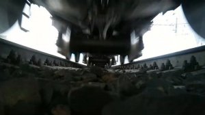 Съёмка под поездом Движение поездов в Саратове №10