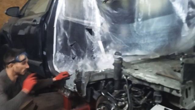 Рихтовка покраска авто .Сварочные работы автомобилей смотреть онлайн