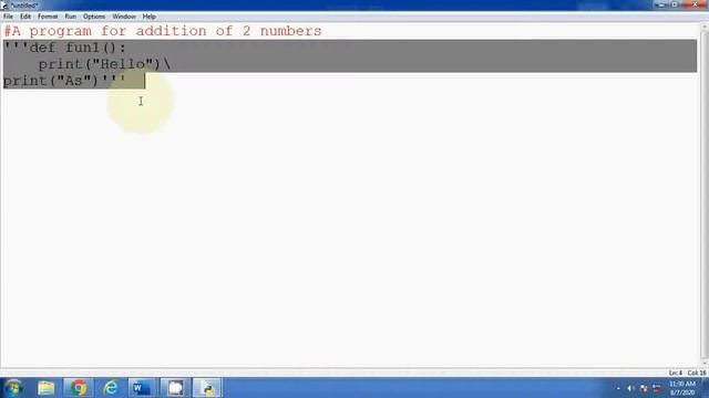Computer Science with Python class 12 | Working with functions - II | 2020