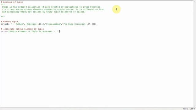 Python Tutorial : How do you use tuples in Python