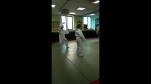 аттестация на желто-зеленый пояс (тхэквондо) "СК Лидер"