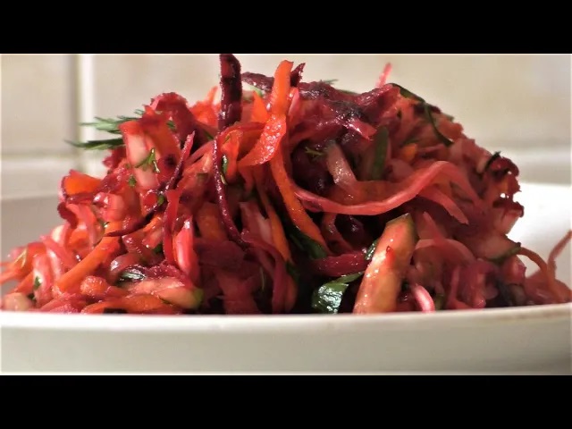 Рецепт САЛАТА - ЩЕТКА_, для правильного питания - 5 минут и салат готов. смотреть онлайн