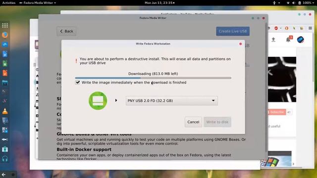 Creating a Bootable USB Drive in Fedora Linux смотреть онлайн