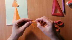 Аппликация из геометрических фигур