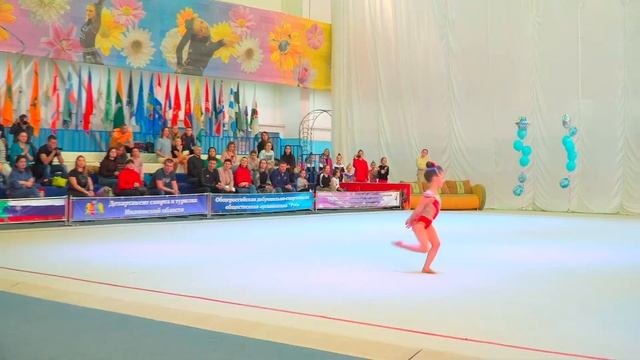 Художественная гимнастика, Алиса Якубасова 6 лет, без предмета